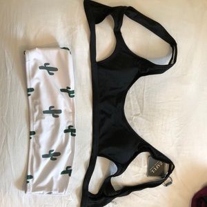 Two in one! Brand new never worn Zaful Bikini tops